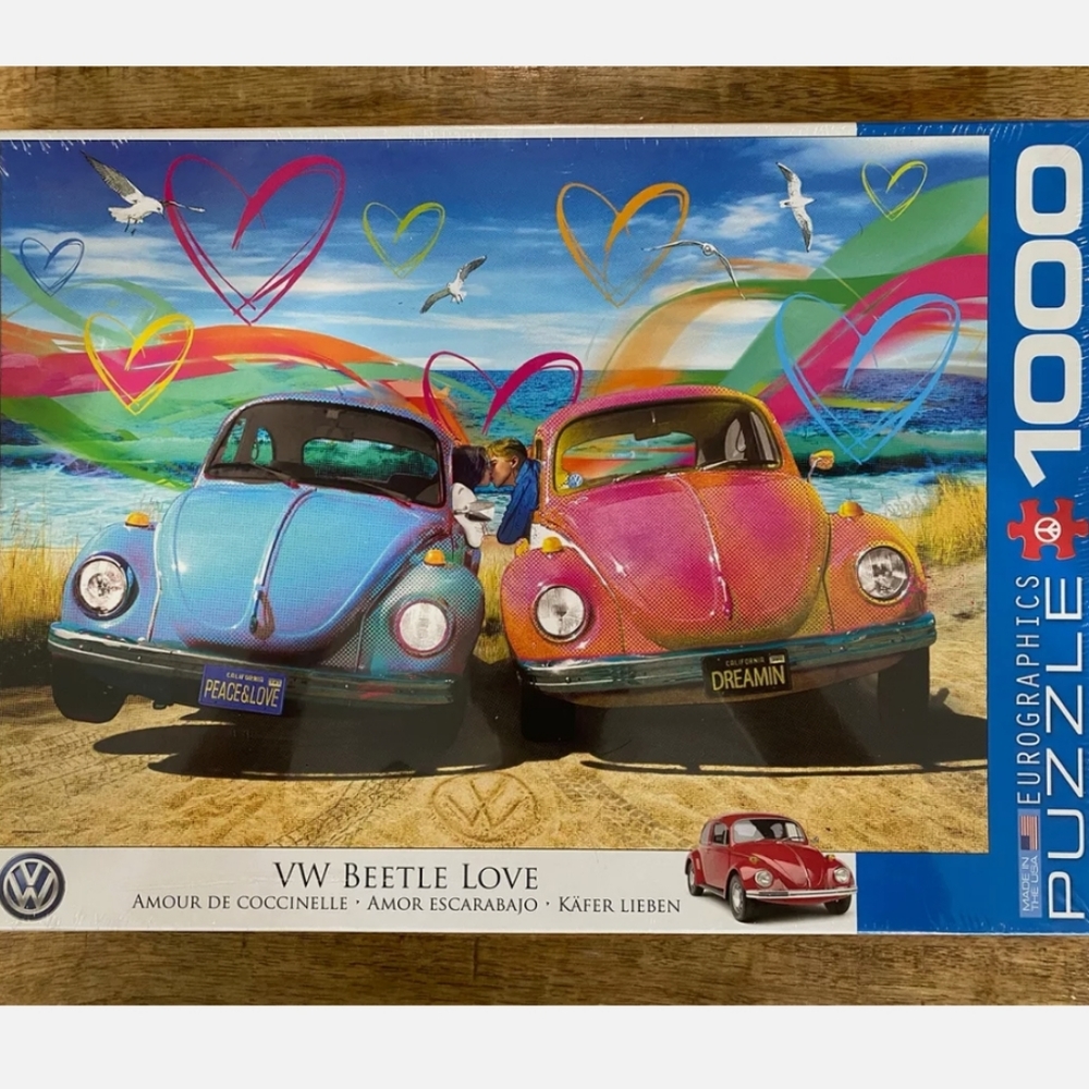 VW BEETLE LOVE 1000 PIECE PUZZLE Eurographics SEALED!
